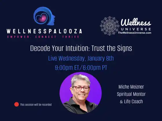 Wellnesspalooza 2025 Decode Your Intuition with Miche Meizner