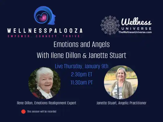 Wellnesspalooza 2025 Emotionen und Engel mit Ilene Dillon und Janette Stuart