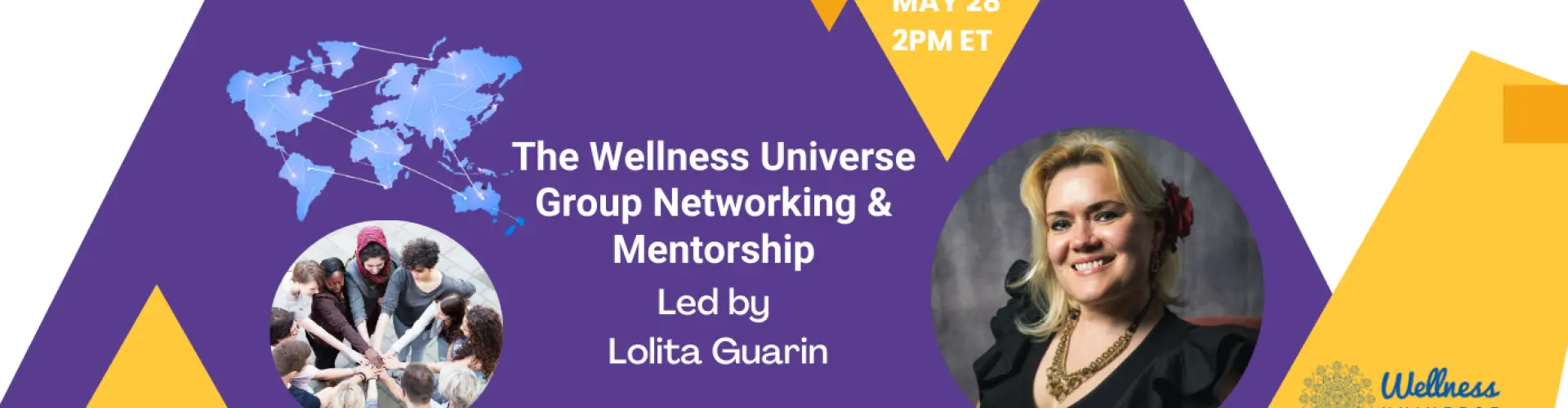 Réseautage et mentorat du groupe WU avec Lolita Guarin - Online Class by The Wellness Universe