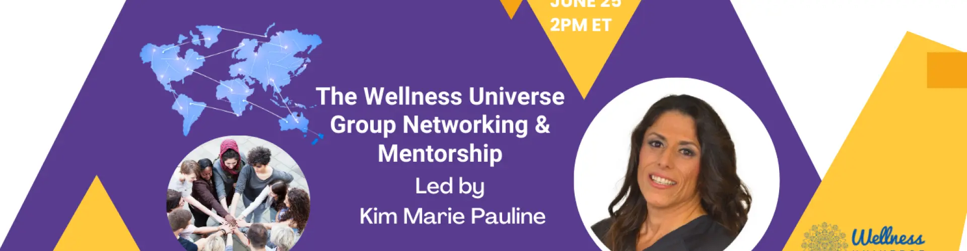 किम मैरी पॉलीन के साथ WU ग्रुप नेटवर्किंग और मेंटरशिप - Online Class by The Wellness Universe